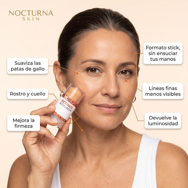 Stick Reafirmante de Retinol y Colágeno · Cuello y Rostro