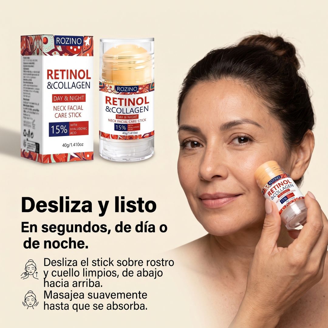 Stick Reafirmante de Retinol y Colágeno · Cuello y Rostro