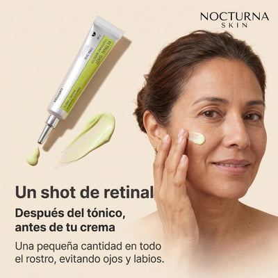 Booster de Retinal + Niacinamida · Reafirmante de Noche