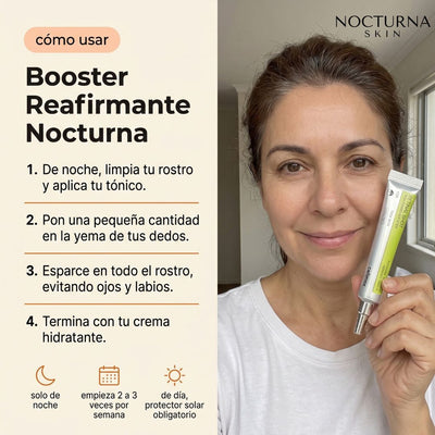 Booster de Retinal + Niacinamida · Reafirmante de Noche